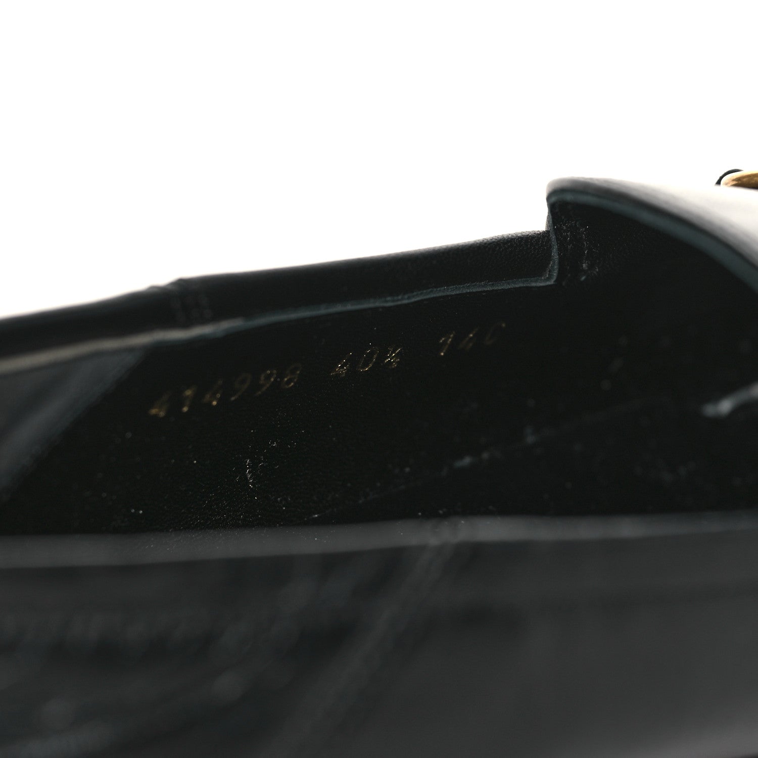 Gucci Lambskin Womens Brixton Horsebit Loafers 40.5 Black 8 of 9