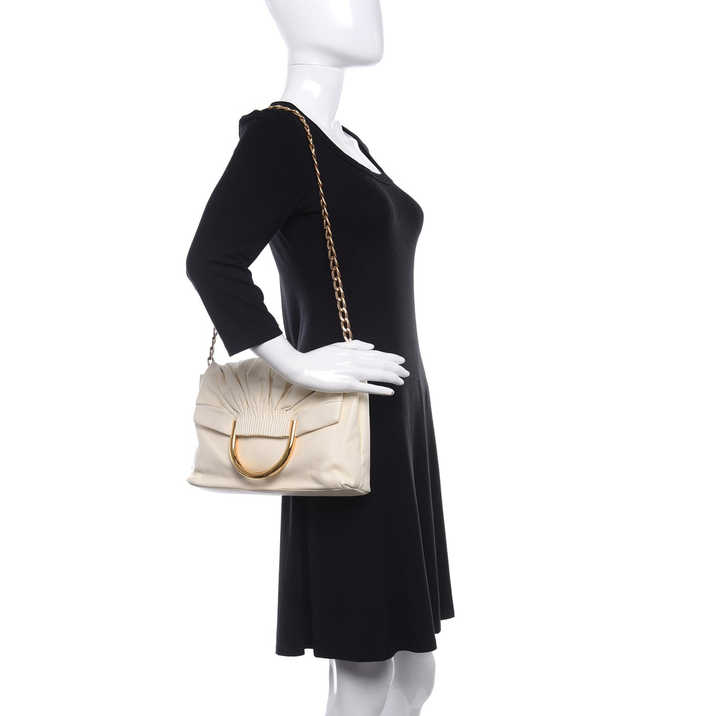 Eco Alter Nappa Nina Fold Over White