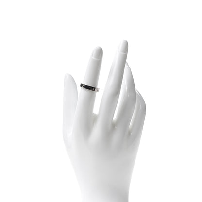 Cartier 18K White Gold 3.5mm LOVE Wedding Band Ring 51 5.75 2 of 4