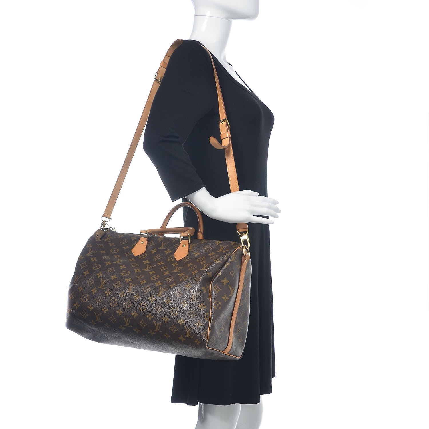 Louis Vuitton Monogram Speedy Bandouliere 40 2 of 13