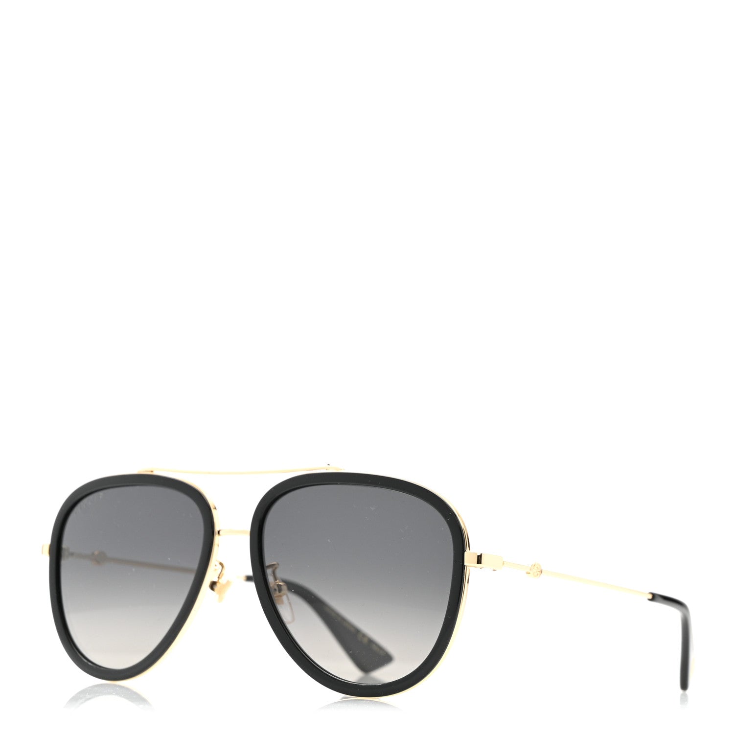 Gucci Metal Aviator Sunglasses GG0062S Black 1 of 8