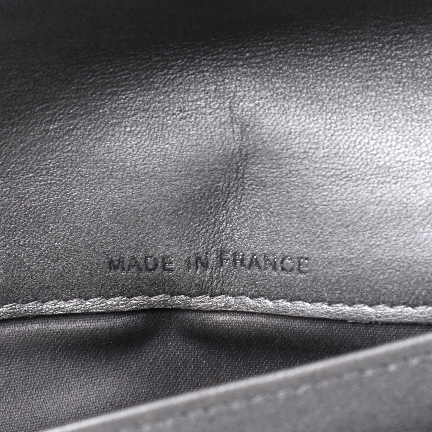 Chanel Lambskin Camellia Embossed Yen Wallet Black 7 of 26
