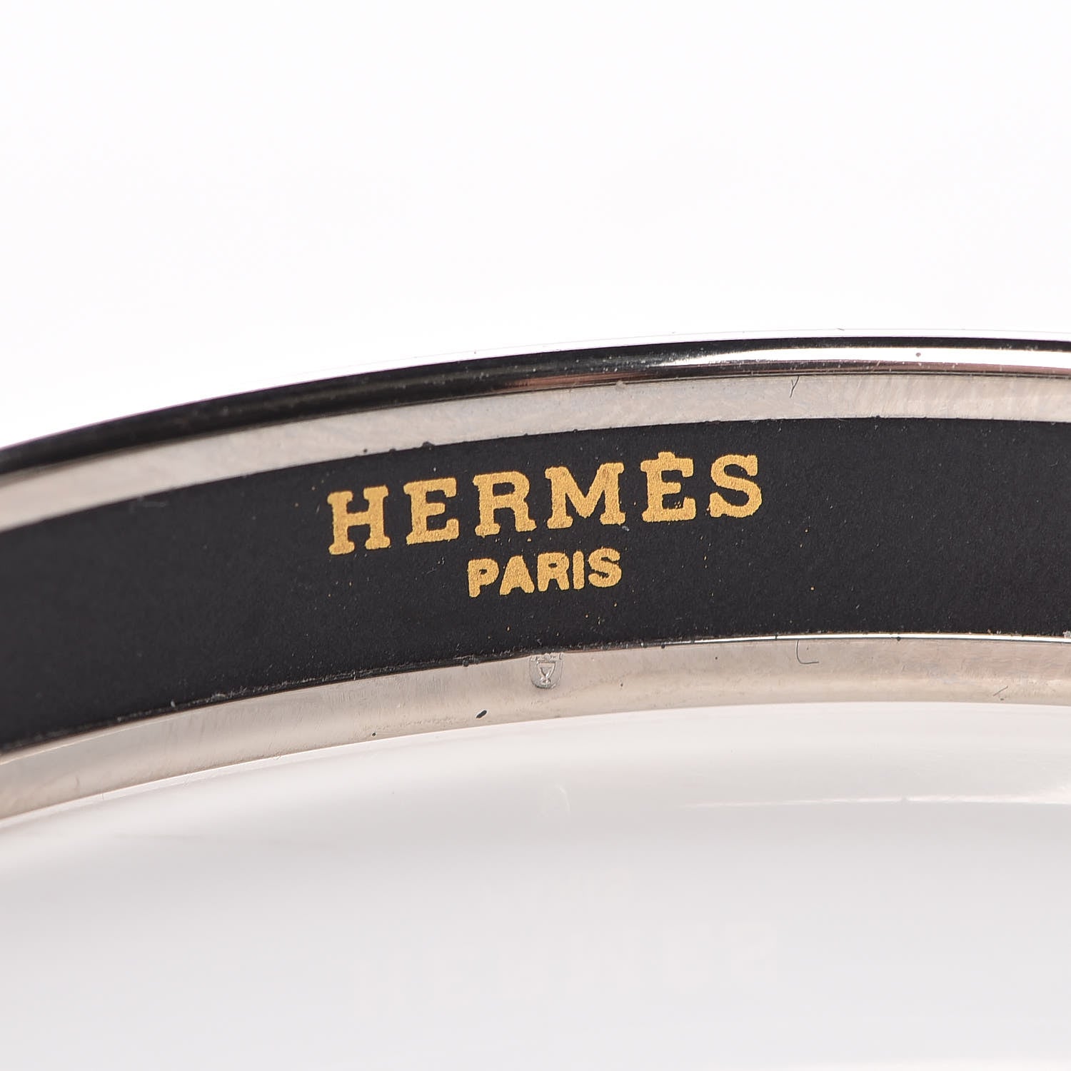 Hermes Enamel Printed Grand Apparat Narrow Bracelet 65 5 of 6