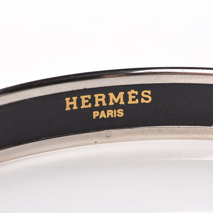 Hermes Enamel Printed Grand Apparat Narrow Bracelet 65 5 of 6