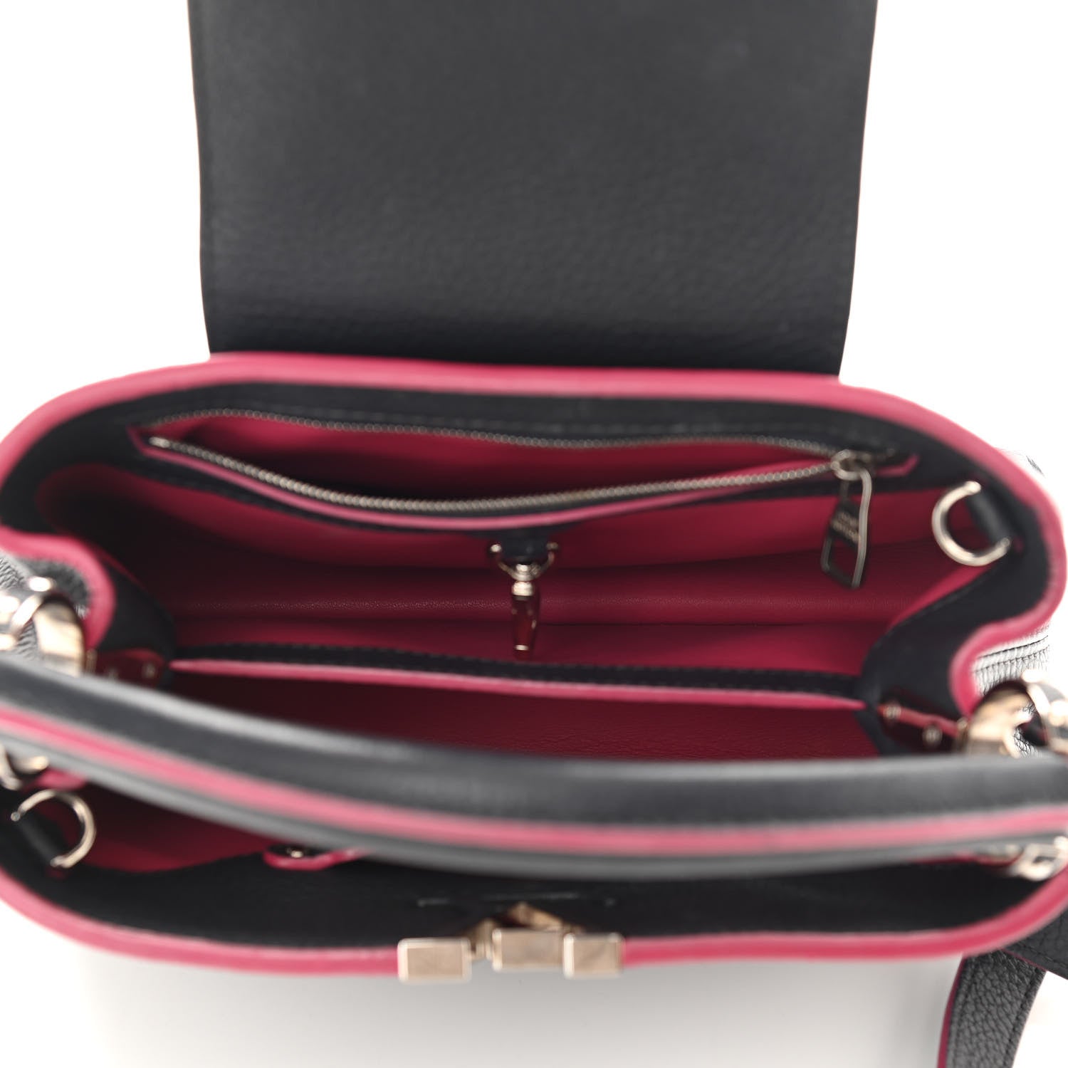 Louis Vuitton Taurillon Capucines PM Black 5 of 12