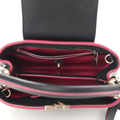 Louis Vuitton Taurillon Capucines PM Black 5 of 12