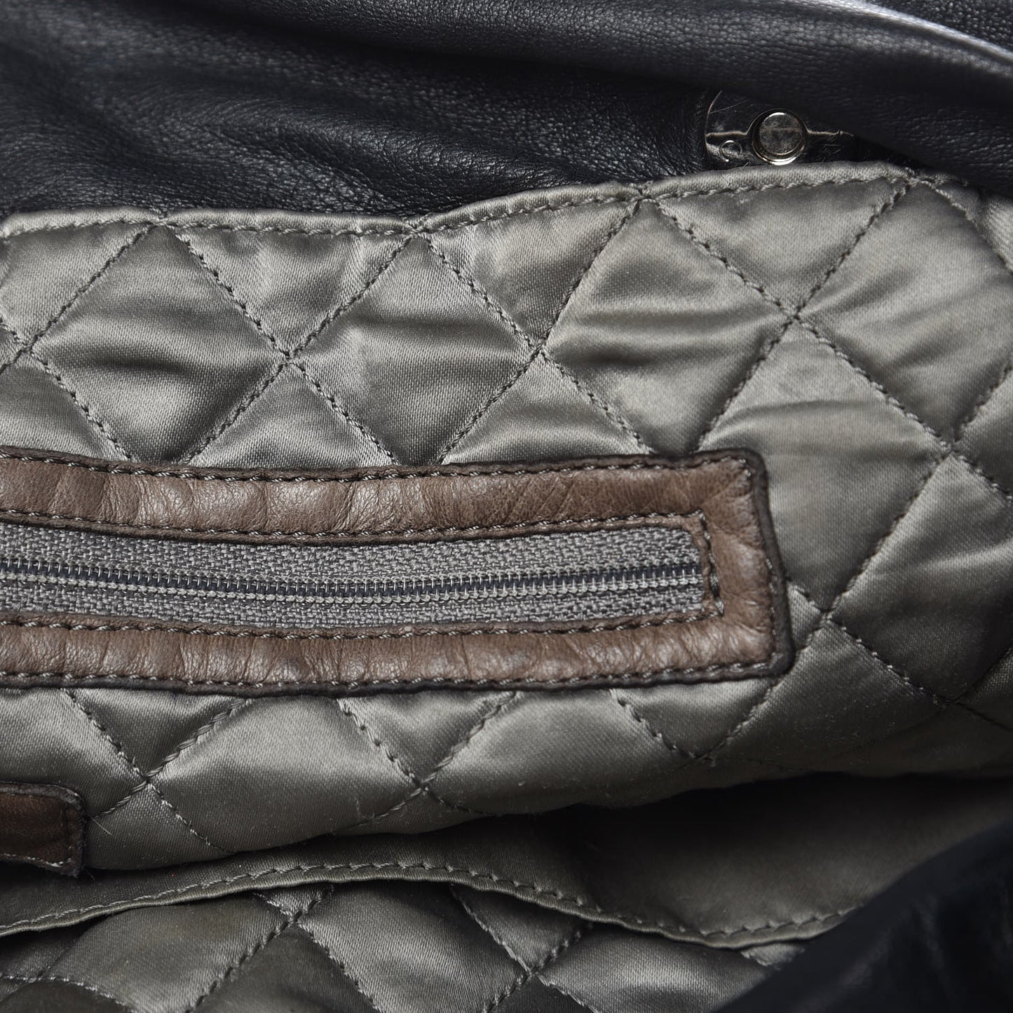 Lambskin Chain Shoulder Bag Black