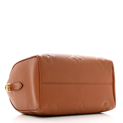 Louis Vuitton Empreinte Monogram Giant Speedy Bandouliere 25 Cognac 4 of 10