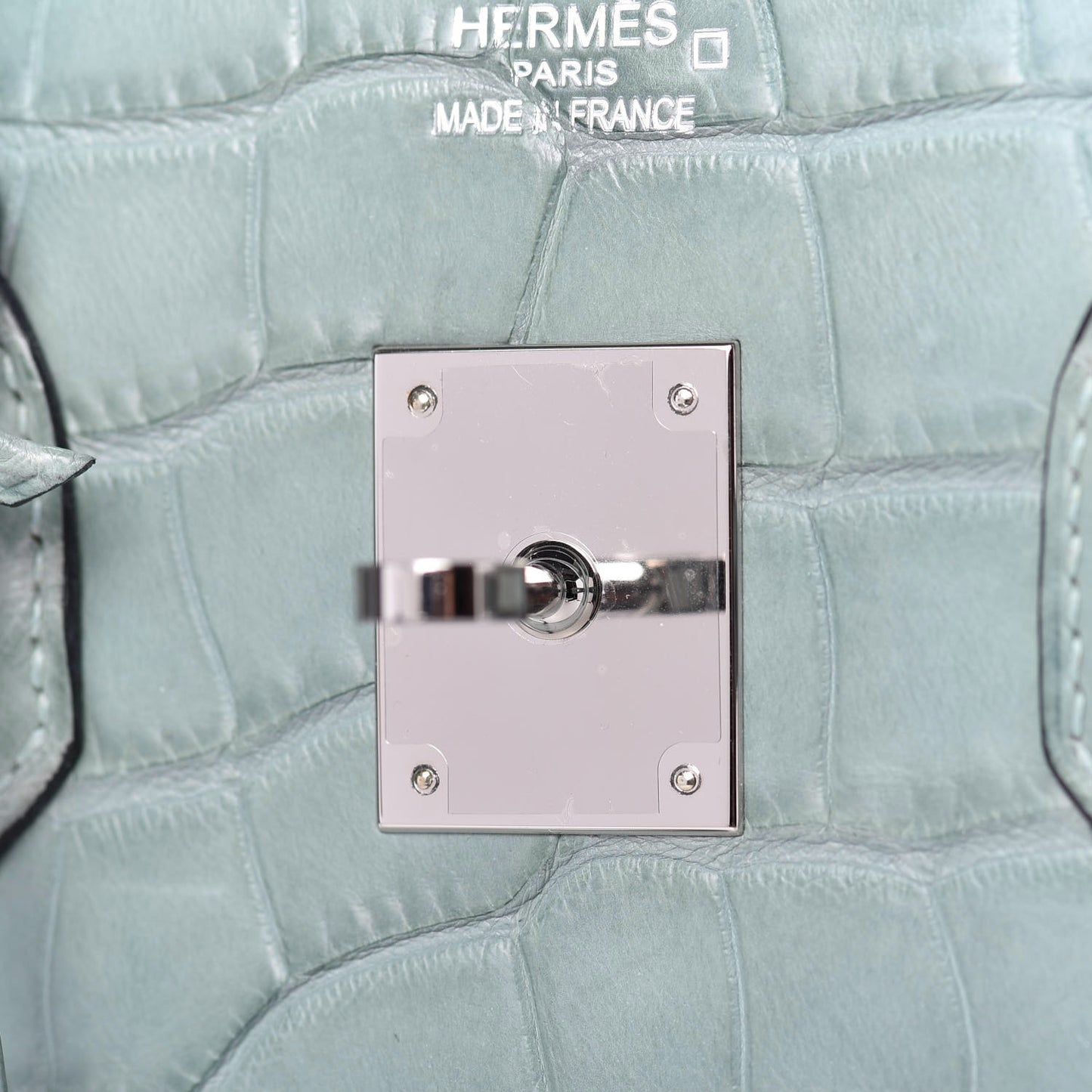 Matte Alligator Birkin 35 Ciel
