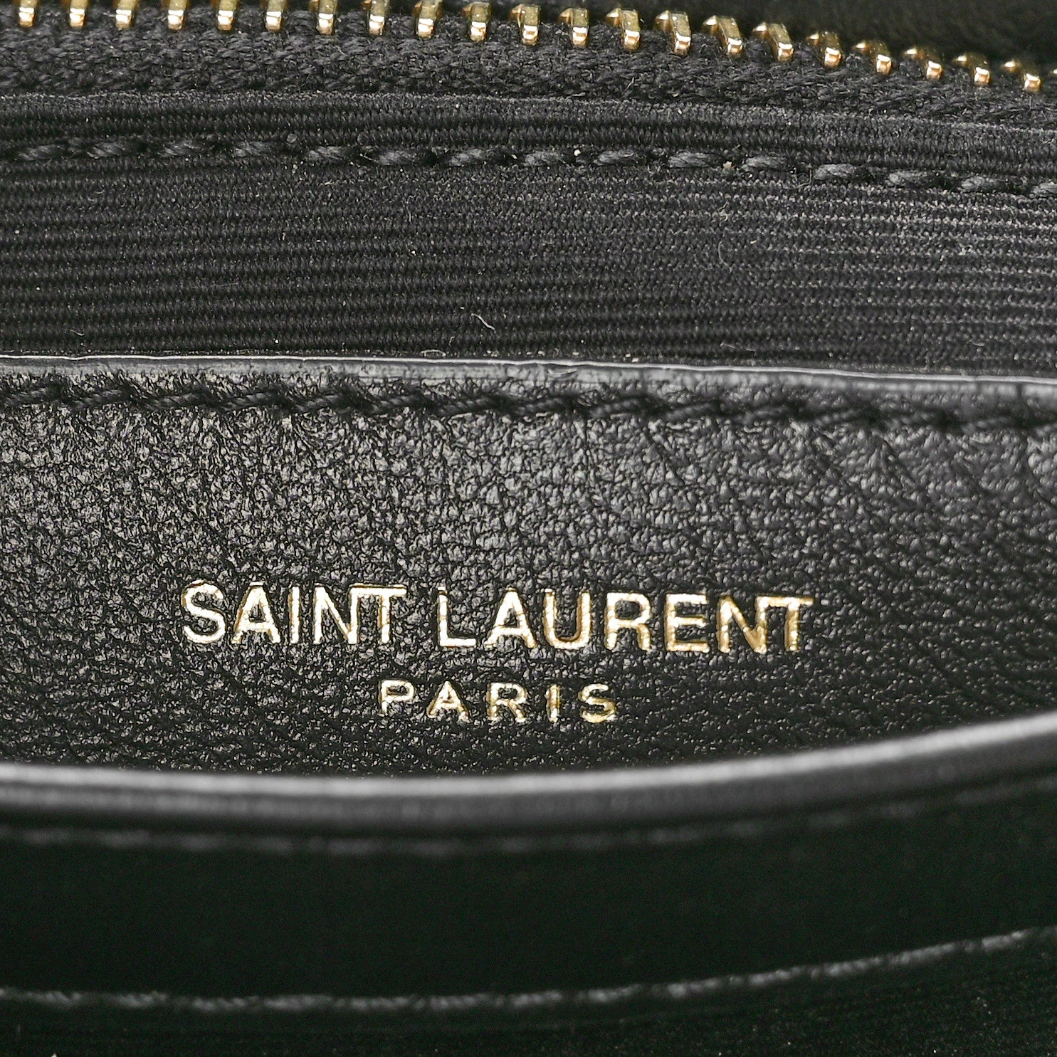 Saint Laurent Calfskin Y Quilted Monogram Toy Loulou Crossbody Bag Black 7 of 11