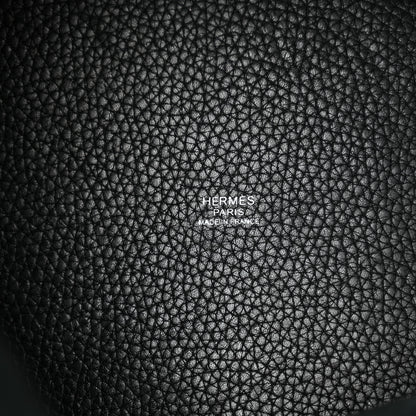 Hermes Taurillon Clemence Picotin Lock 22 MM Black 6 of 17