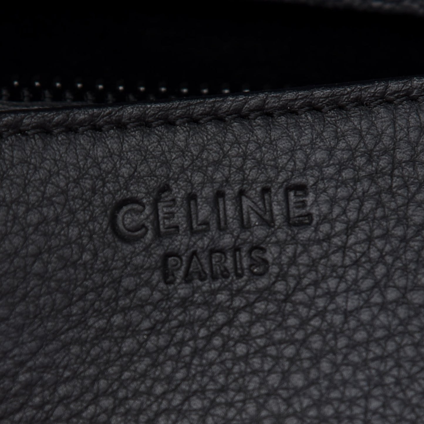 Supple Calfskin Medium Phantom Luggage Black
