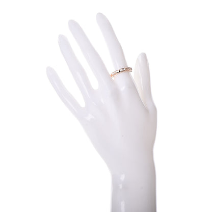 Bulgari 18K Rose Gold Diamond Serpenti Band Ring 53 6.5 2 of 5