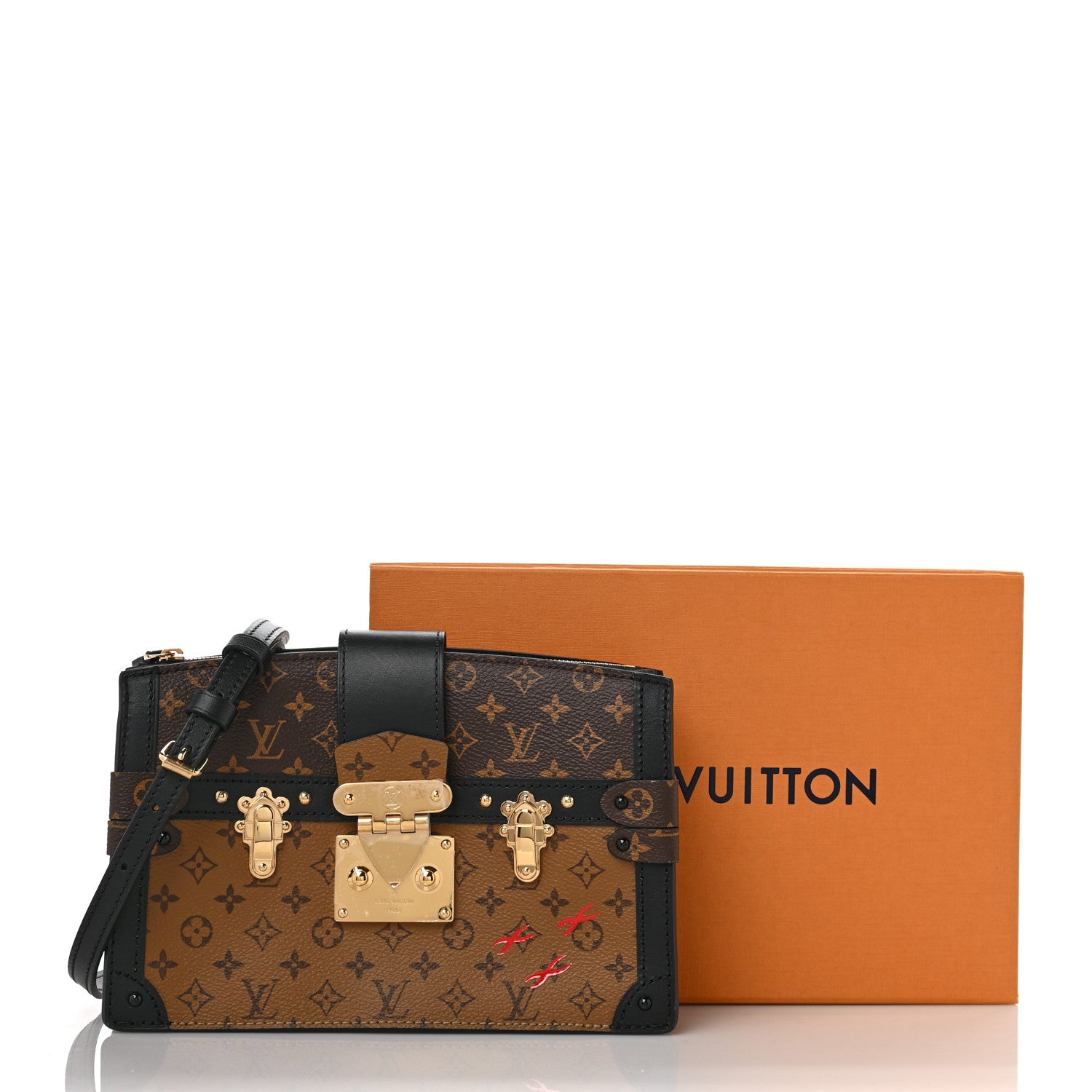 Louis Vuitton Reverse Monogram Trunk Clutch 10 of 10