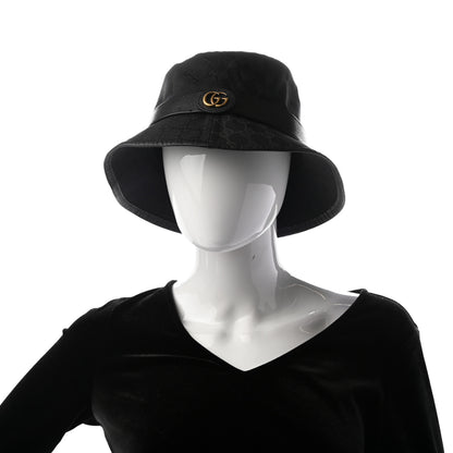 Gucci Monogram GG Canvas Fedora M Black 2 of 11