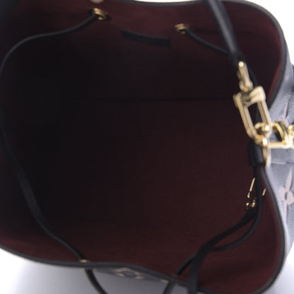 Louis Vuitton Empreinte Monogram Giant Neonoe MM Black Beige 6 of 10