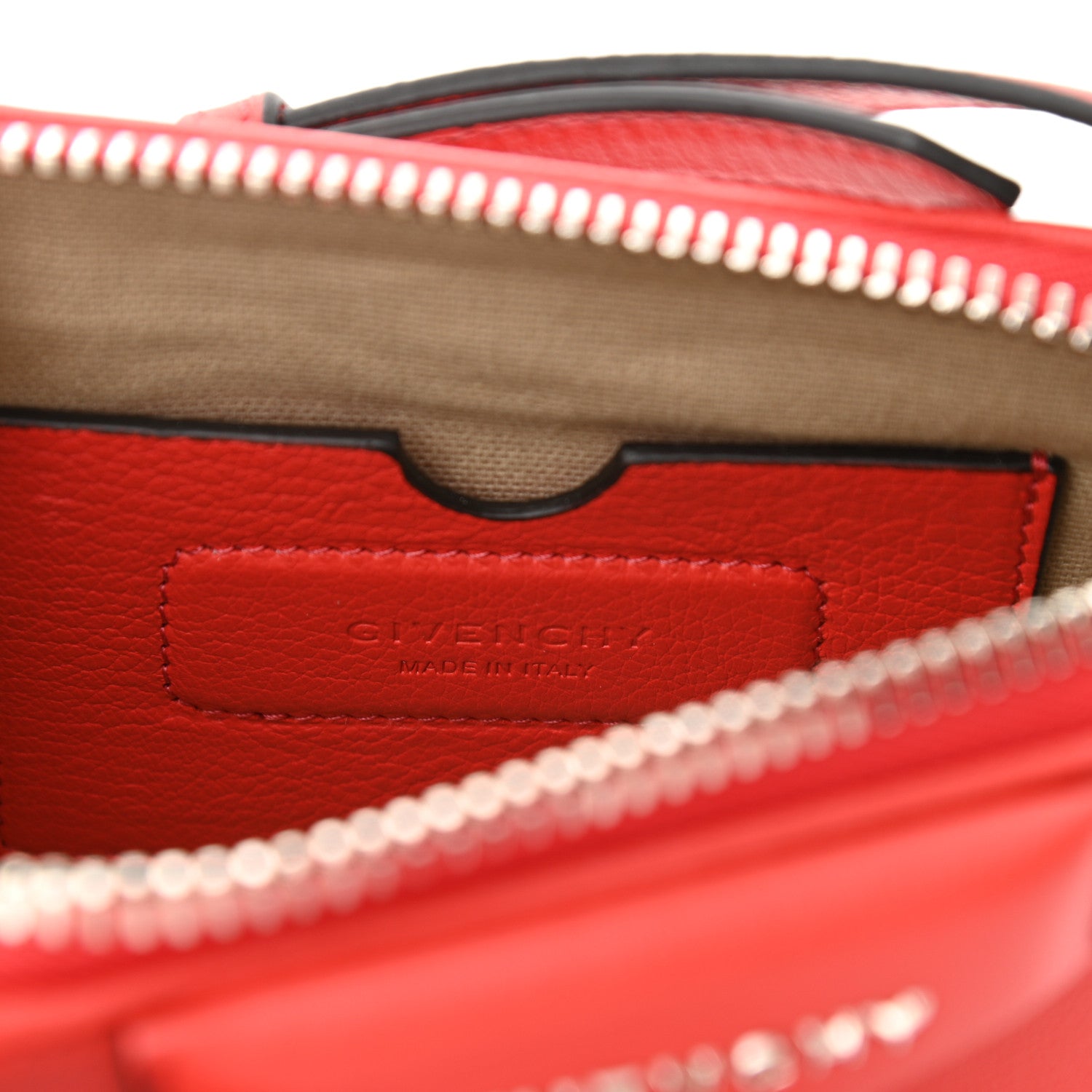 Givenchy Sugar Goatskin Nano Antigona Light Red 5 of 9