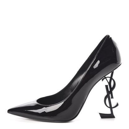 Saint Laurent Patent Opyum 110 Pumps 39.5 Black 1 of 11