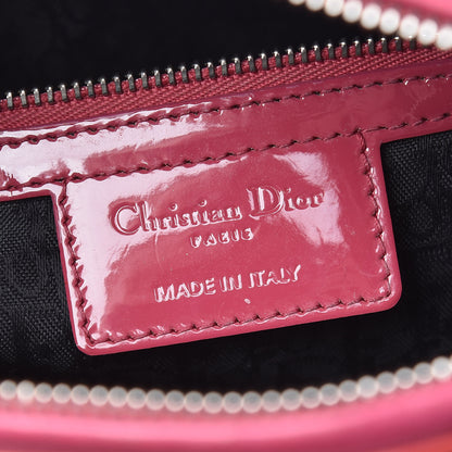 Christian Dior Patent Cannage Large Lady Dior Pink 6 of 30