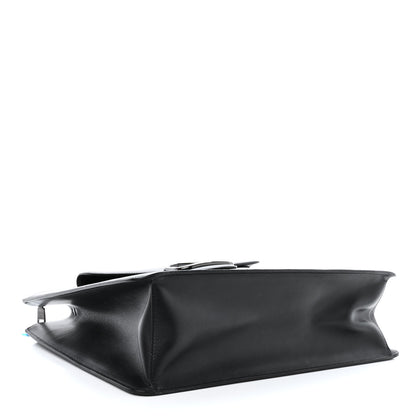 Valentino Garavani Calfskin Tonal Vlogo Briefcase Black 4 of 10