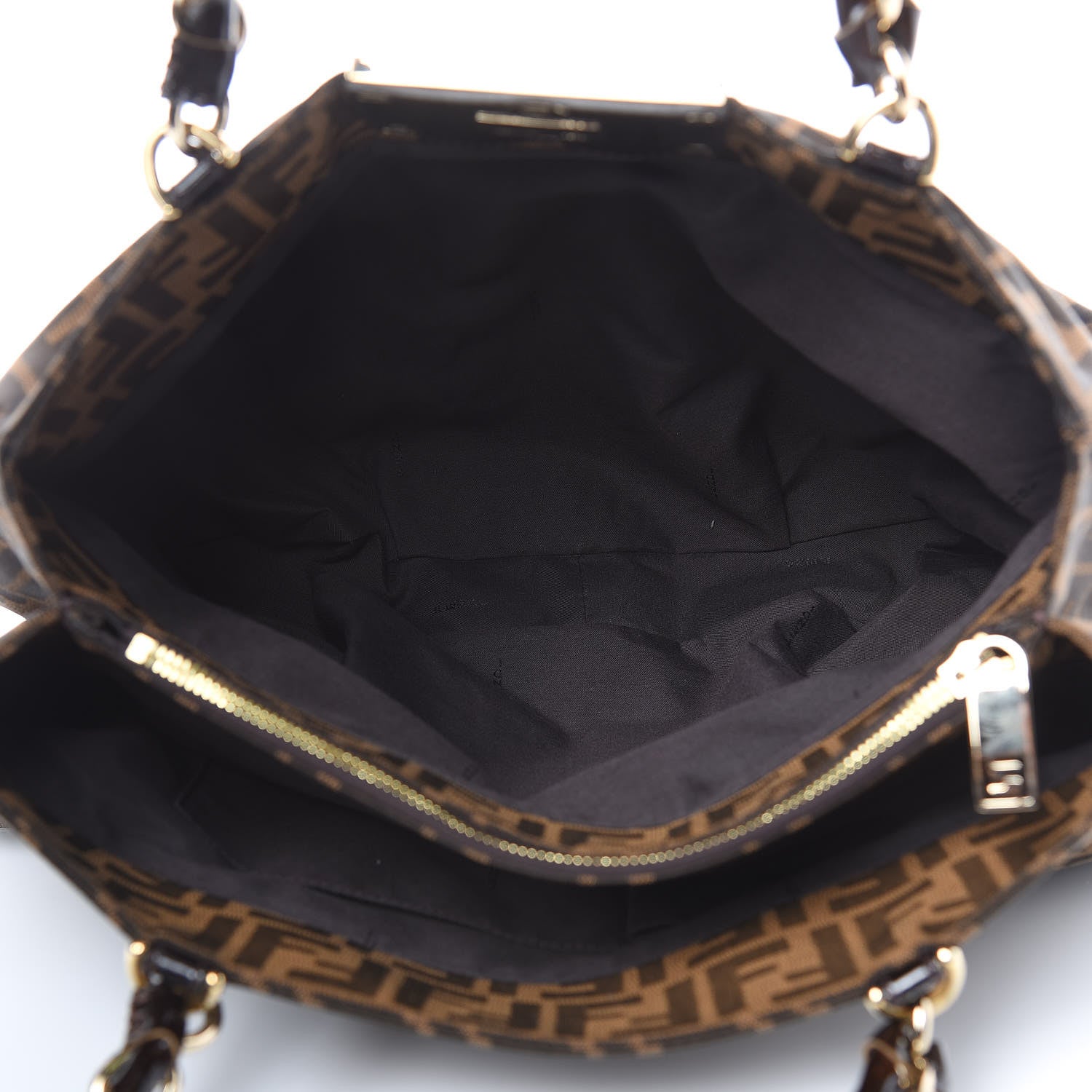 Fendi Zucca Mia Tote Tobacco 5 of 10