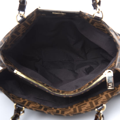 Fendi Zucca Mia Tote Tobacco 5 of 10