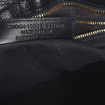 Balenciaga Chevre Gold Metallic Edge Hardware City Black 7 of 8
