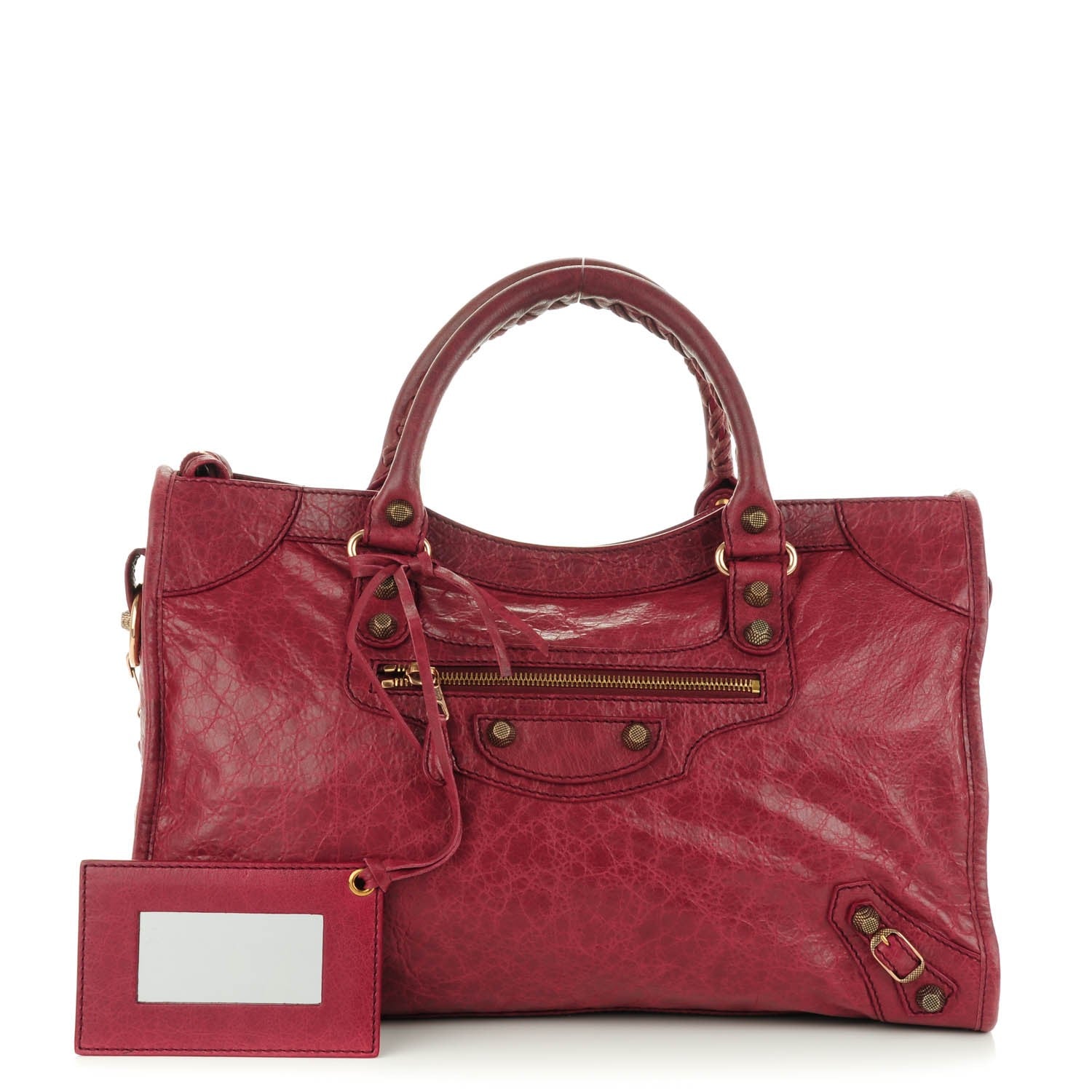 Balenciaga Agneau Giant 12 Rose Gold Hardware City Cassis 1 of 8