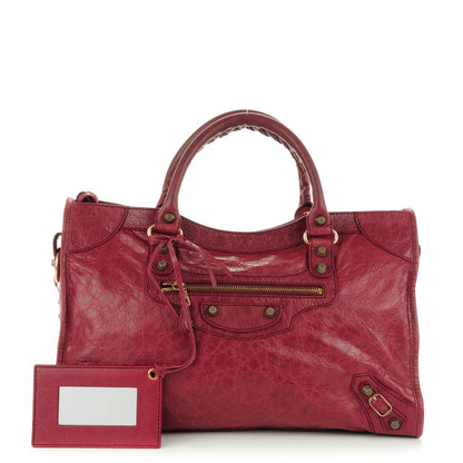 Balenciaga Agneau Giant 12 Rose Gold Hardware City Cassis 1 of 8