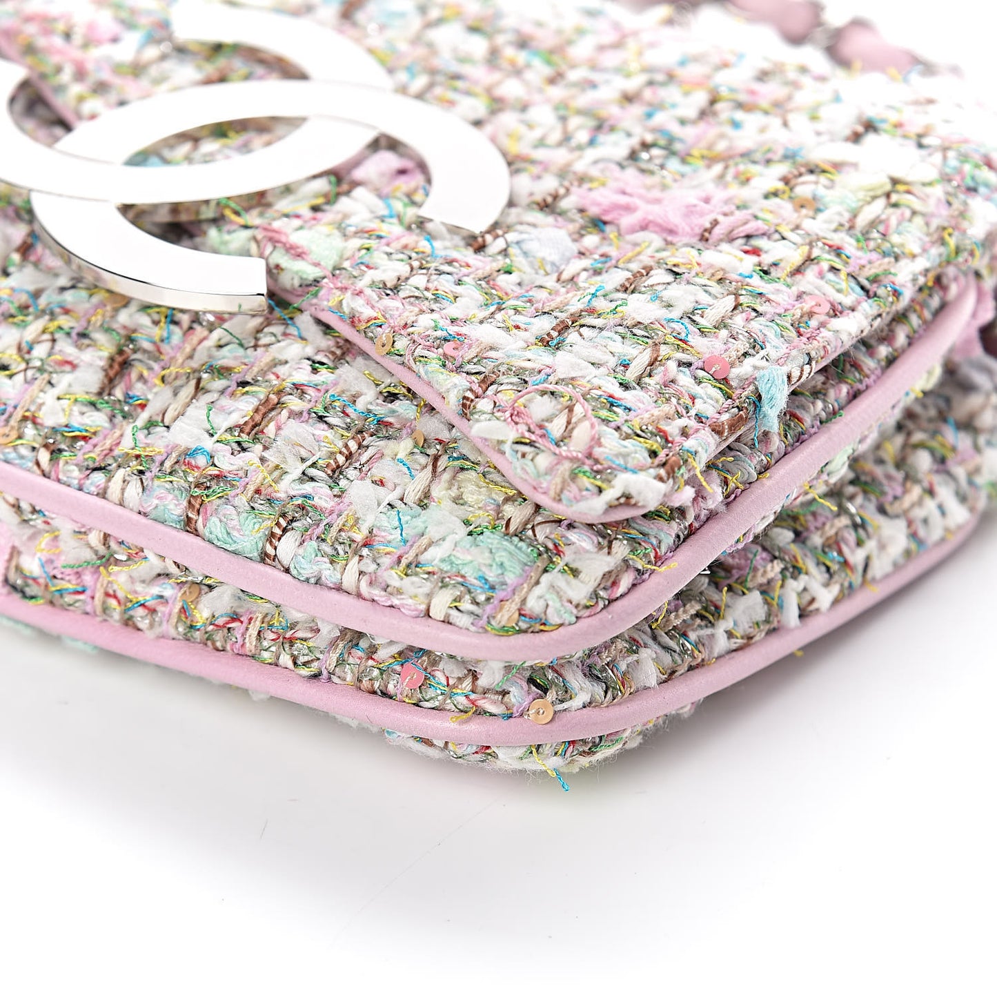 Tweed CC Flap Multicolor
