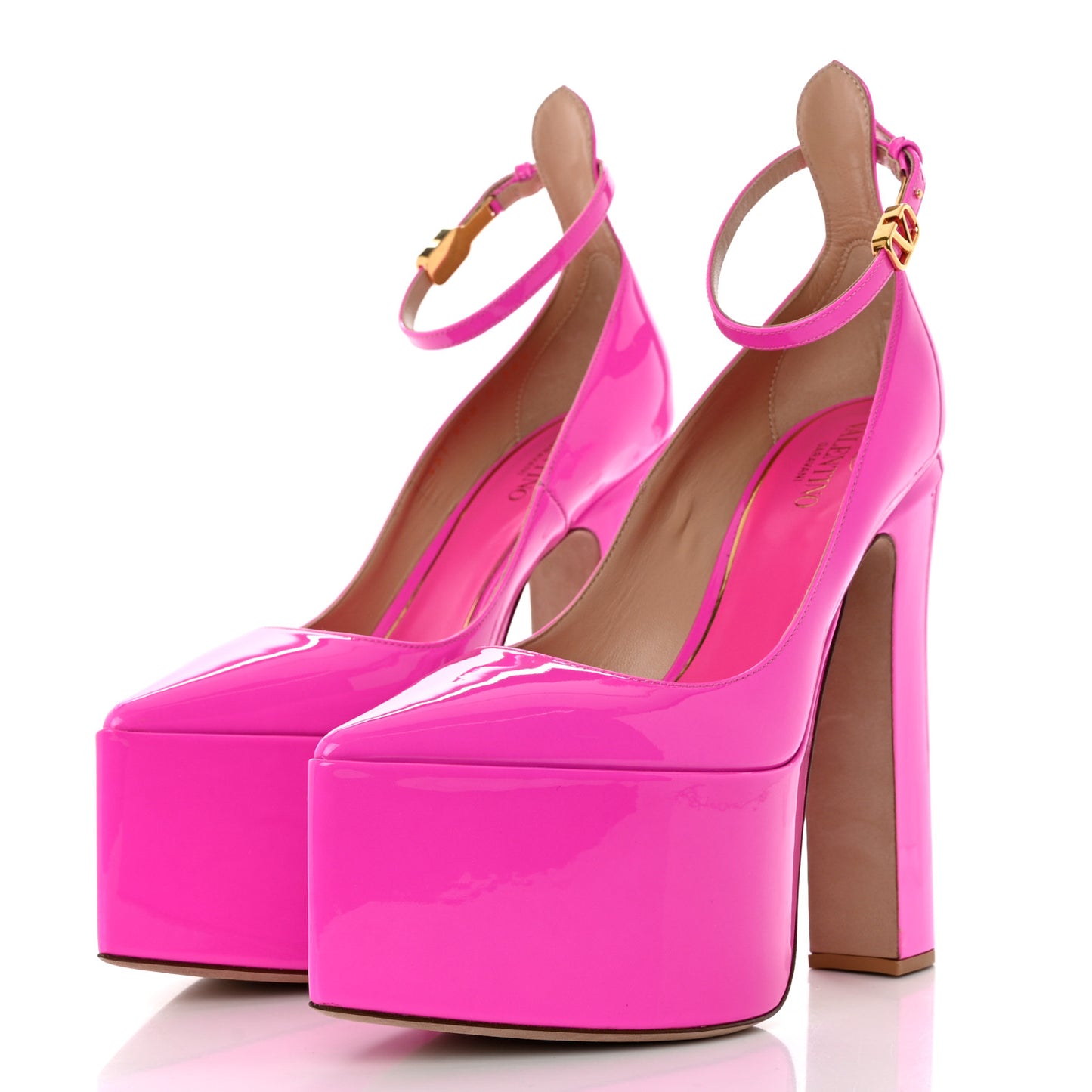 Patent Tan-Go 65/165mm Platform Pumps 36.5 Pink PP