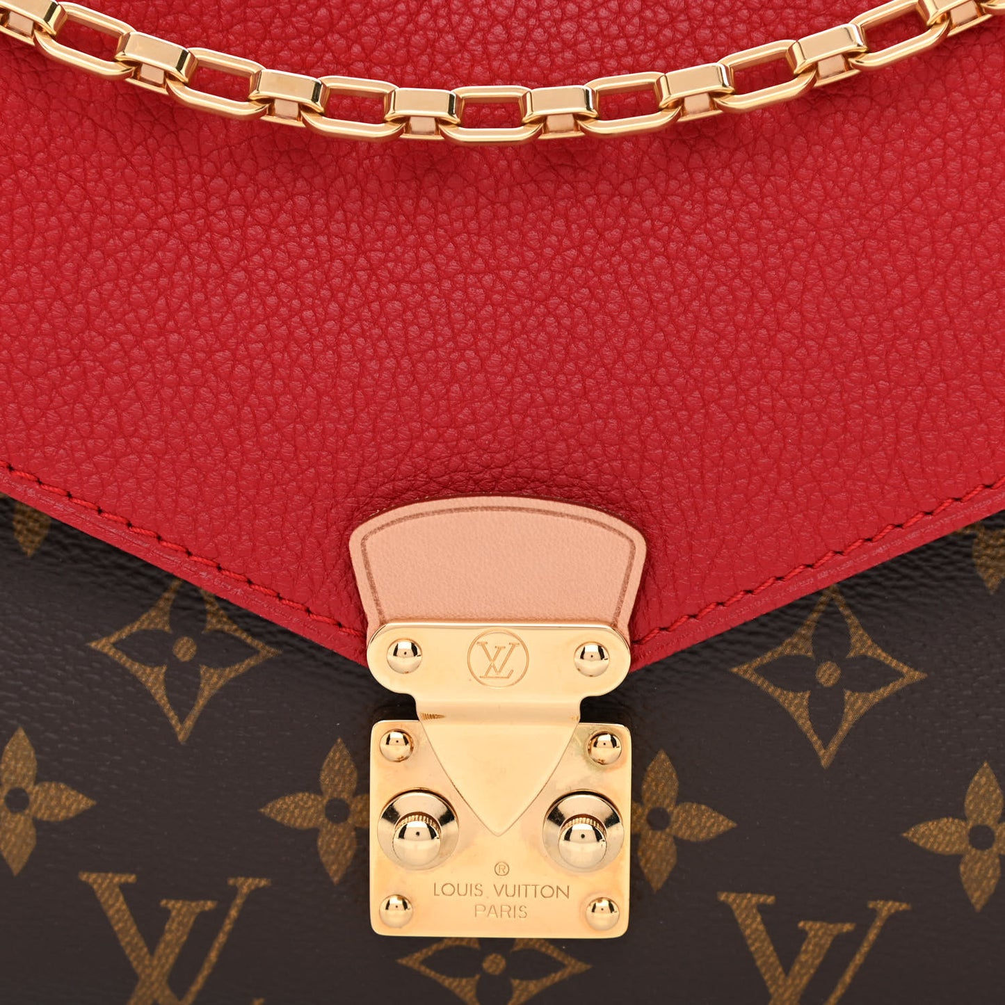 Monogram Pallas Chain Cherry