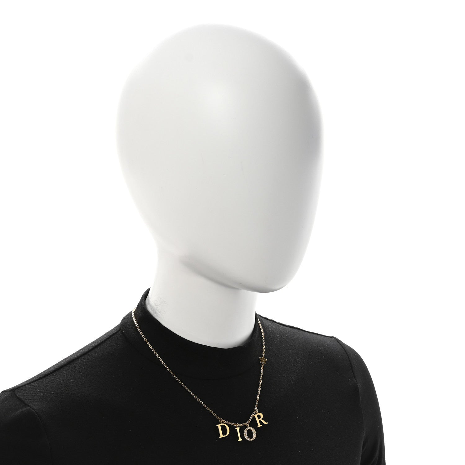 Christian Dior Crystal Dio(r)evolution Necklace Gold 2 of 5