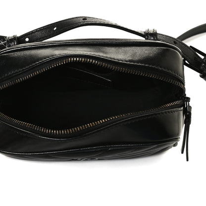 Saint Laurent Calfskin Matelasse Monogram Lou Belt Bag Black 5 of 15