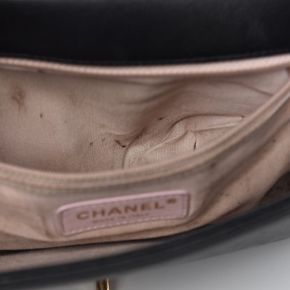 Chanel Caviar Quilted Large Studded Flap Black 12 of 23