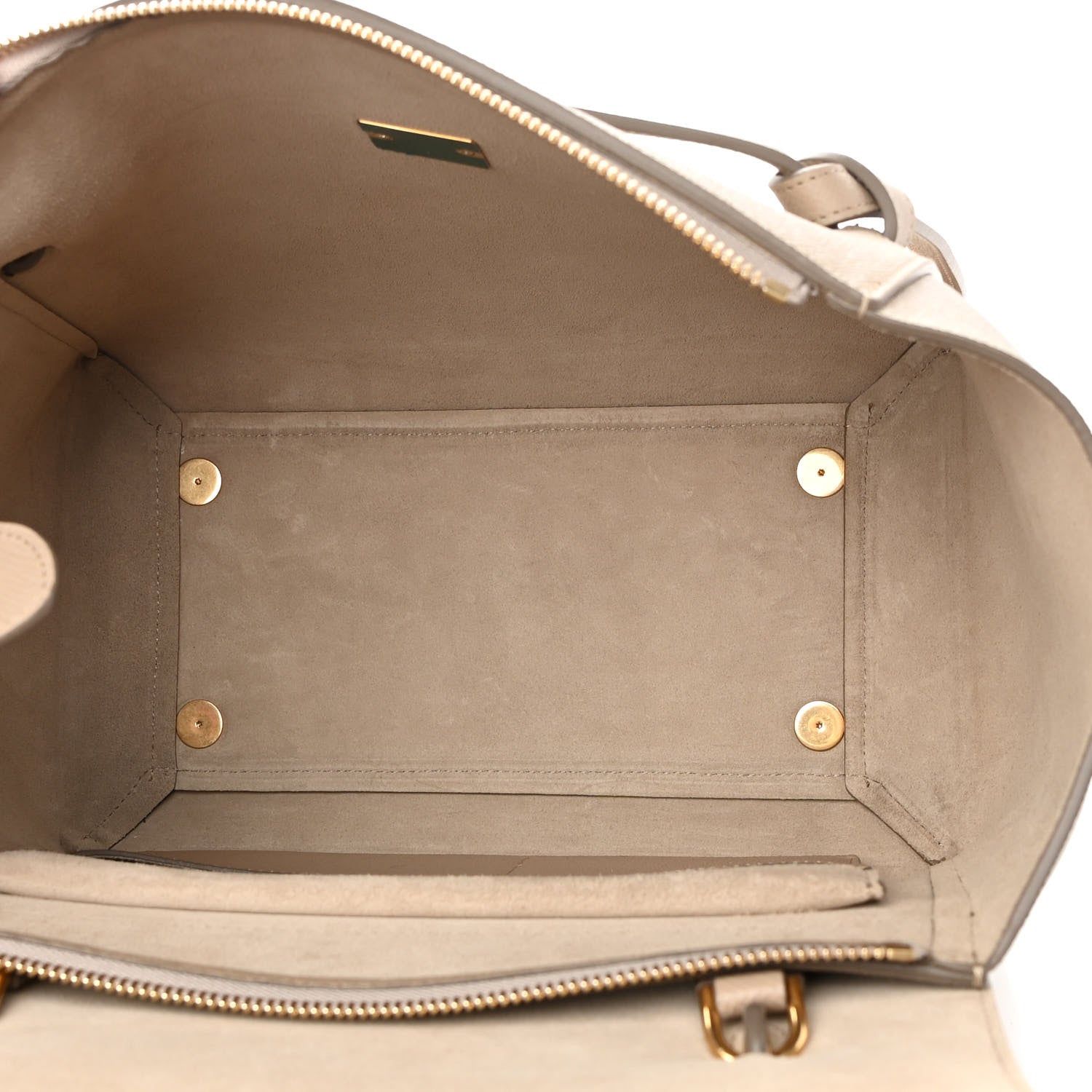 Celine Grained Calfskin Mini Belt Bag Light Taupe 5 of 13