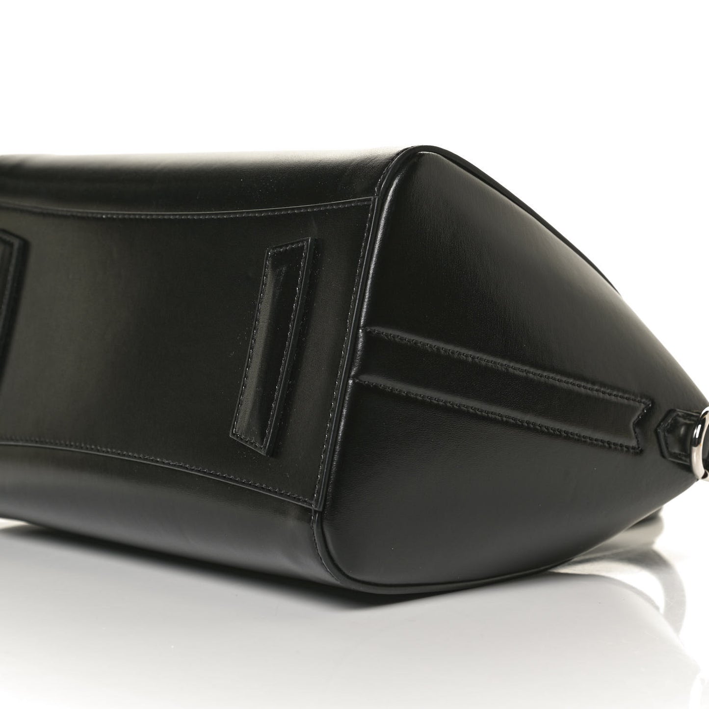 Shiny Lord Calfskin Small Antigona Black