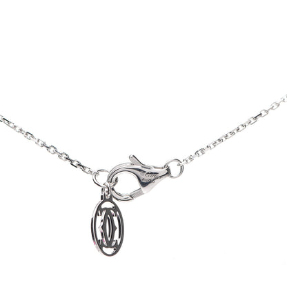 Cartier 18K White Gold Diamond XS D'Amour Pendant Necklace 3 of 3