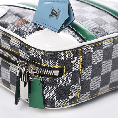 Louis Vuitton Damier Valisette BB Black White 8 of 12