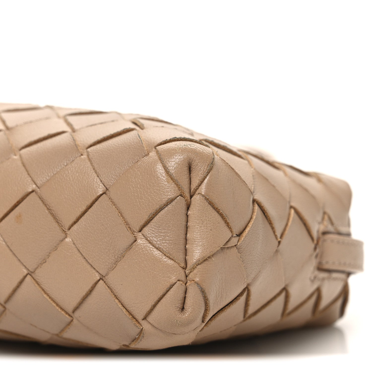 Bottega Veneta Nappa Intrecciato Nodini Mini Crossbody Almond 11 of 12