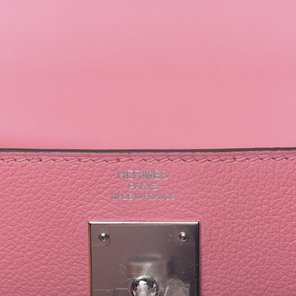 Hermes Evercolor Verso Kelly Retourne 28 Rose D'ete Terre Battue 9 of 42