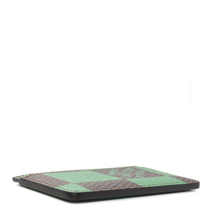 Louis Vuitton Damier Pop Porte Cartes Simple Card Holder Green 4 of 6
