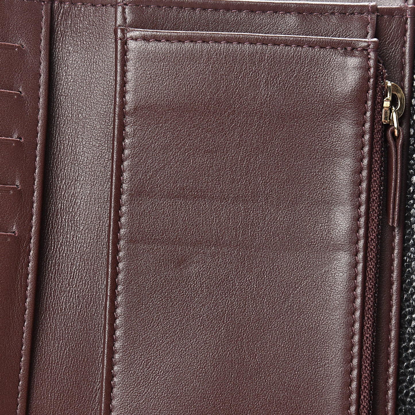 Caviar Quilted Medium Flap Wallet Black