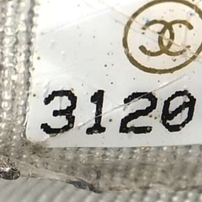 Chanel Metallic Caviar Quilted Mini Top Handle Vanity With Chain Silver 7 of 10