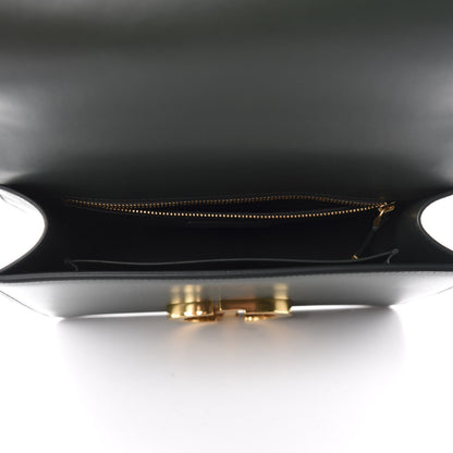 Christian Dior Smooth Calfskin 30 Montaigne Flap Bag Dark Green 5 of 9