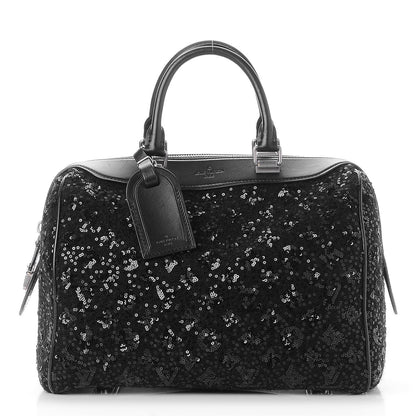 Louis Vuitton Sequin Monogram Sunshine Express Speedy Black 1 of 7