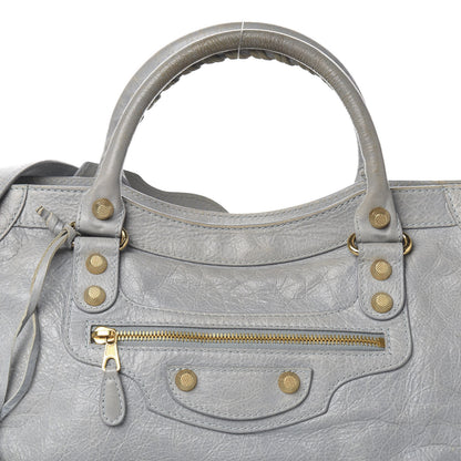 Balenciaga Agneau Giant 12 Gold Hardware City Bleu Acier Ciel 16 of 16