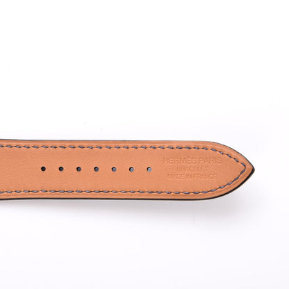 Hermes Barenia Eperon D'Or 38mm Apple Watch Single Tour Band Marine 4 of 5