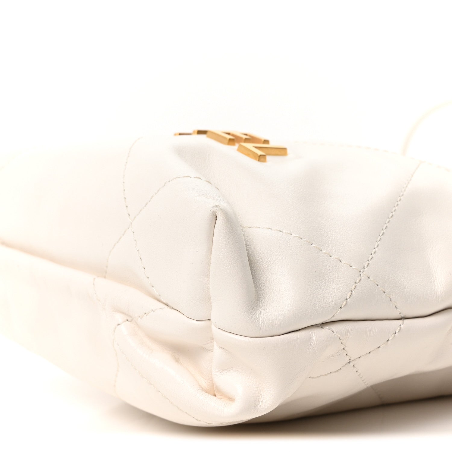 Chanel Shiny Calfskin Quilted Mini Chanel 22 White 10 of 10