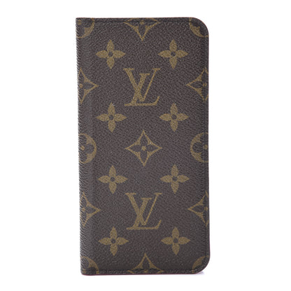 Louis Vuitton Monogram iPhone XS Max Folio Case Rose Pop 1 of 12